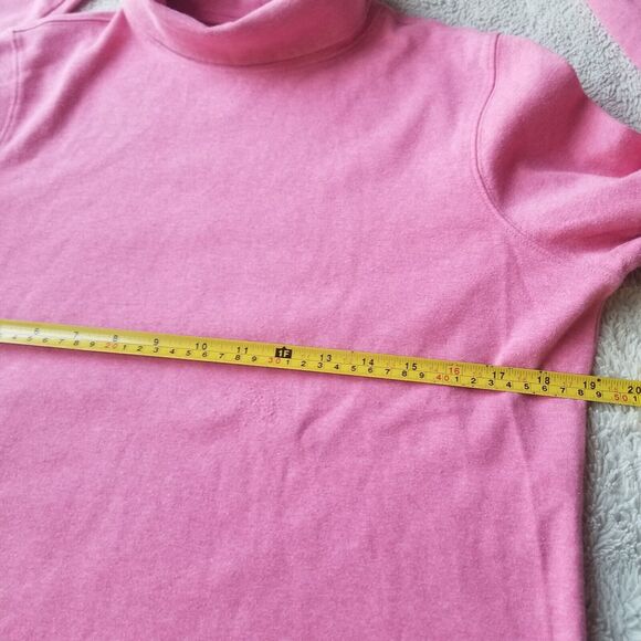 Ll Bean Basic Long Sleeve Tops Women's M 2pc Bundle 100% Cotton Sweaters - Picture 7 of 7